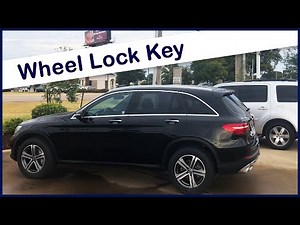 2016-2020 Mercedes Benz GLC Wheel Lock Key Location