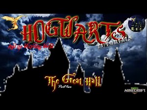 Lets build Hogwarts in Minecraft tutorials: The Great Hall Part 2.