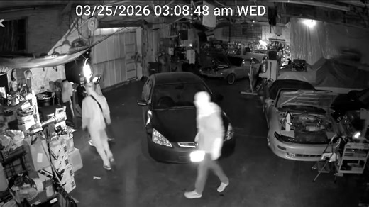 Bold break-in at Oakland auto body shop caught on camera