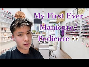 MY FIRST EVER MANICURE & PEDICURE 👀💅 | Men Health | Beauty | Nails