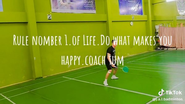 "กฎข้อที่ 1.ของชีวิต จงทำสิ่งที่ทำให้คุณมีความสุข # โค้ชตั้ม สอนแบด