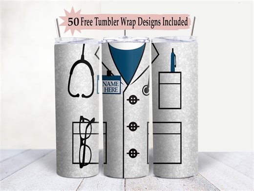 Doctor Lab Coat Tumbler Sublimation Design: Nurse, Medical (digital Download) - Etsy