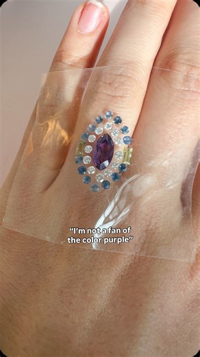 Rosier Fine Jewelry | Complementary vs contradictory colors, or color theory, is a strategy I use all the time in my design thinking… Especially when working... | Instagram