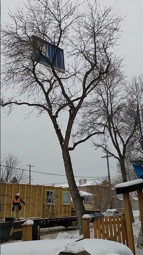 Fly-in Panel Installation | Panelized Retrofit
