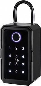 [Hot Item] Smart Key Box Ttlock Wi-Fi Waterproof Wall Mount Fingerprint Door Lock Locker