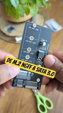 I didn't even know this adapter existed! From M.2 NGFF SATA to SATA 3.0