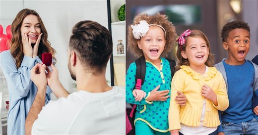 5th graders start screaming in excitement when teacher pulls off 'the best proposal ever' in classroom