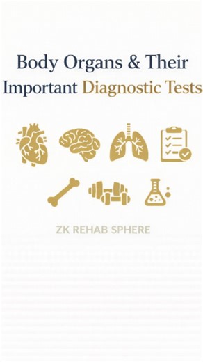 ZK Rehab Sphere | Common investigations every medical & physiotherapy student should know Understanding which test belongs to which organ is a core clinical... | Instagram