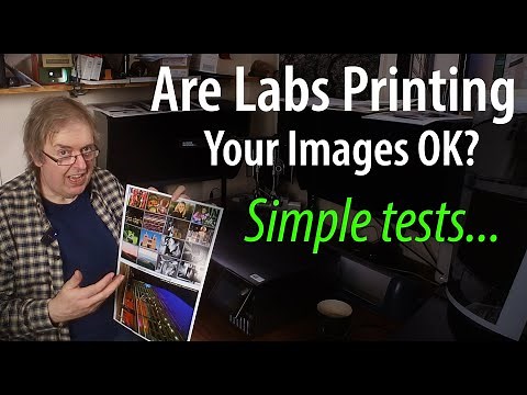 Are photo Labs printing your images correctly. Simple test images ensure that your prints look great