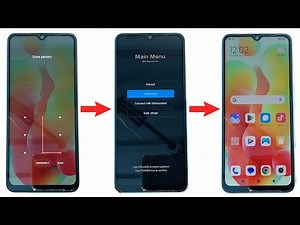 Redmi 12C Hard Reset, Redmi 22120RN86G, 22120RN86I, 22126RN91Y Screen Lock Bypass 12C Pattern Unlock