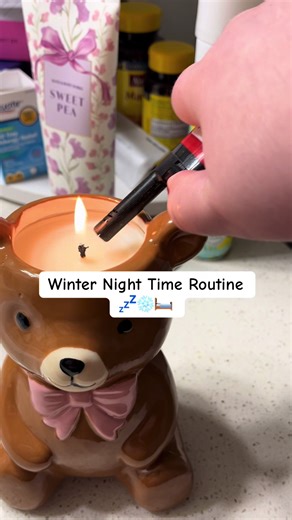 Winter Night Time Routine for Relaxation