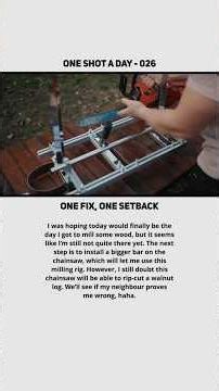 One Fix, One Setback | One Shot a Day - 026