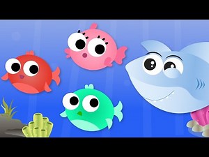 Kids Song & Nursery Rhymes | The Fish Go Swimming Song | Ocean Songs With Baby Sharks #babyshark