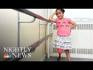 Video Shows Classmates Welcome 7-Year-Old With New Prosthetic Leg | NBC Nightly News
