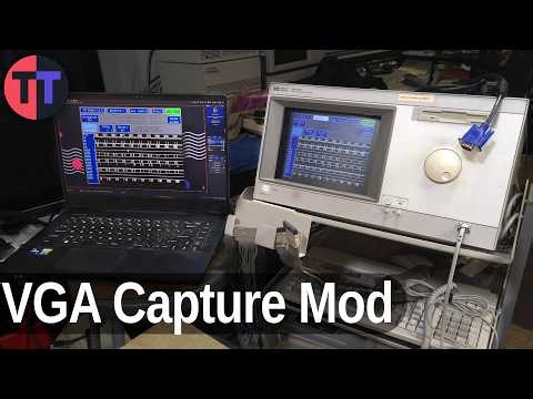 VGA Modding 1992 Logic Analyzer - HP 16500B