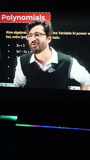 "Maths or Magic? Ritik Sir Explains Polynomials! 🎩"#shorts