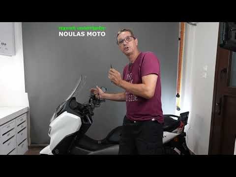 YAMAHA NMAX how to start engine with keyless system