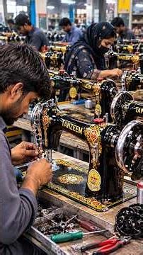 The Incredible Process of Making a Sewing Machine | From Metal Parts to a Working Machine