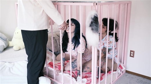 ABDreams - Babes take turns sucking milk bottles (Toby)