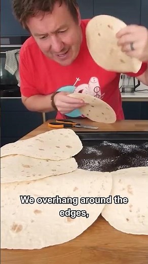 I made a GIANT Taco Bell Crunchwrap Supreme!