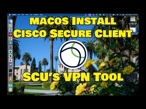 macOS Cisco Secure Client Install | SCU's VPN Tool