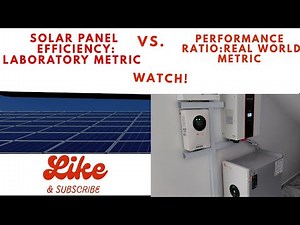 ​STOP Confusing Solar Efficiency & Performance Ratio! Explained with Formulas & Real-World Example.