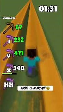 MİNECRAFT EN İYİ KIRILMAZLIK BÜYÜSÜ HANGİSİ #minecraft #keşfet #gaming