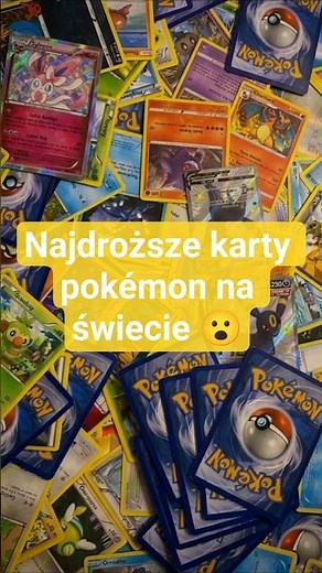 TOP 3 NAJDROŻSZE KARTY POKÉMON 💸#pokemon