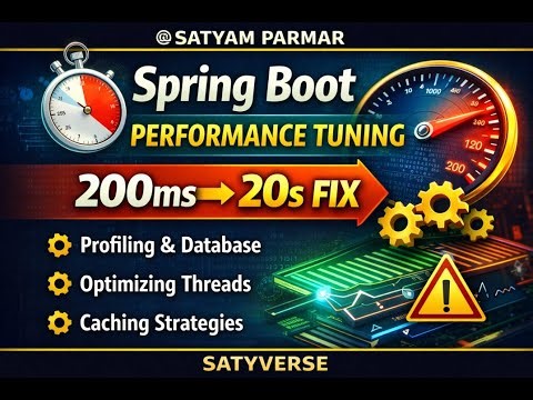 Spring Boot Interview Scenario 2 | Performance Tuning Slow Requests
