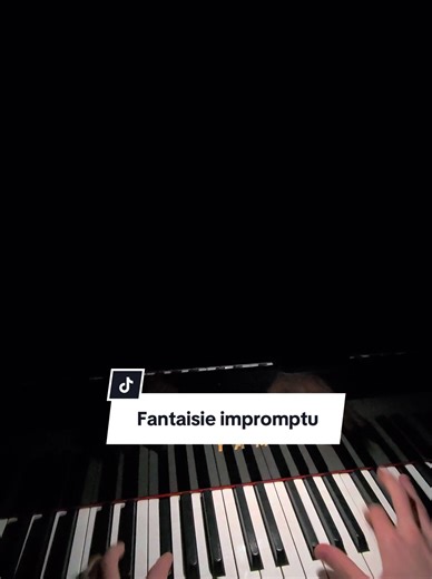 Fantaisie impromptu 🖤 #chopin #piano #pianotok