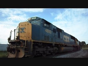 CSX Phosphate Train Takes Sharp Curve In To Port Of Tampa
