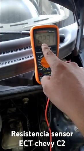 Chevy C2 Revisión sensor temperatura ECT