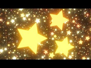 Giant Star Shapes With Warm Deep Glow Spin Slowly In Sparkle Space 4K 60fps Wallpaper Background