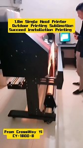 5.1K views · 15 reactions | Large Format Printer 1.8m with XP600 Print Head. Widely Width 1800mm printer good for printing of outdoor banners, rollup banners ... 1.8m Wide Format Xp600 Eco Solvent Printer for PP paper, reflective banner printing | Mr Jeff From CrossWay Yi | Facebook