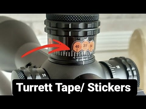How To Make Turrett Tape / Scope Stickers