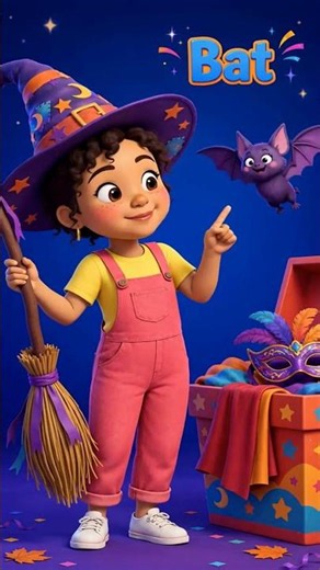 Learn 5 Halloween Words with Kiki #Shorts