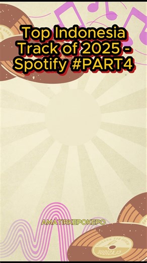 🎧Top Indonesia Track of 2025 - Spotify Part 4 #music #musicshorts #youtubeshorts #spotifyplaylist