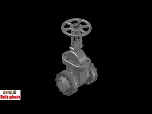 Gate Valve || Download free 3D cad models #5050