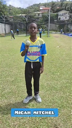 Meet 12-year-old Micah Mitchel. One of the youngest players on the SLSA cricket team. Congratulations Micah on making the National U-15 cricket team!!! 🏏 | Saint Lucia Sports Academy