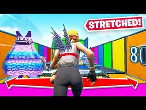 STRETCHED Resolution DEATHRUN in Fortnite Creative