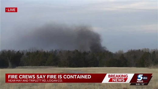 Crews contain wildfire south of Cedar Valley