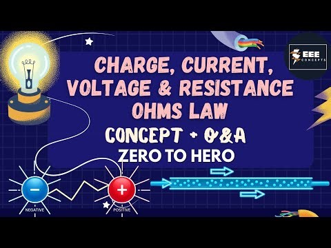 Charge, Current, Voltage & Resistance Explained | Ohm’s Law | Basic Electrical Engineering Part 2