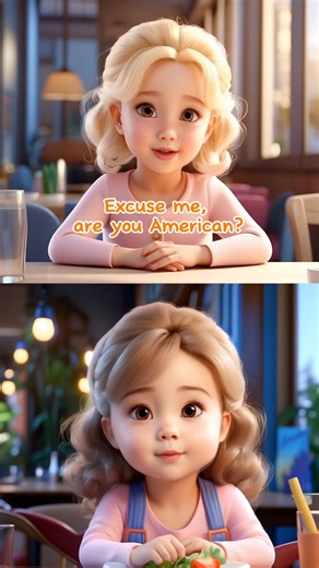 1.7M views · 71K reactions | Ask and answer questions: Excuse me, are you American? #englishconversation #simpleconversations #babylove #englishforkids #kingenglishkids | King English Kids | Facebook