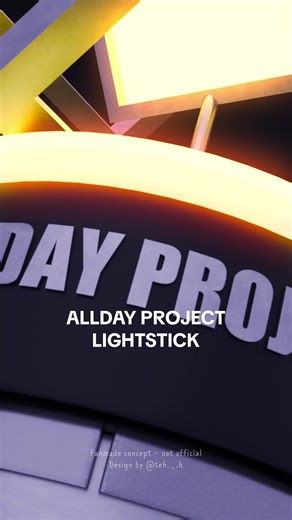 ALLDAY PROJECT Lightstick Concept Design
