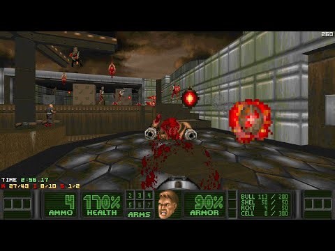 Doom 2 - The Warp (Map 4: Phobic): UV-Max Blind (WAD Author: Laocoön)