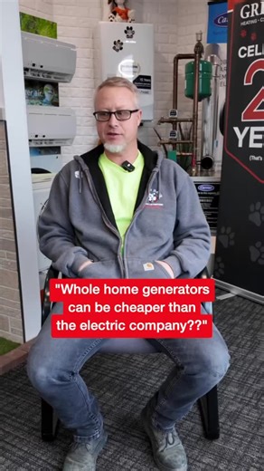 Great Dane Heating, Cooling, Electrical, & Plumbing on Instagram: "We feel that natural gas is the best fuel for whole home generators. How about you? #generator #electrician #naturalgas"