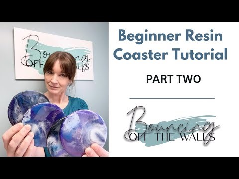 Beginner Resin Coaster Tutorial PART TWO