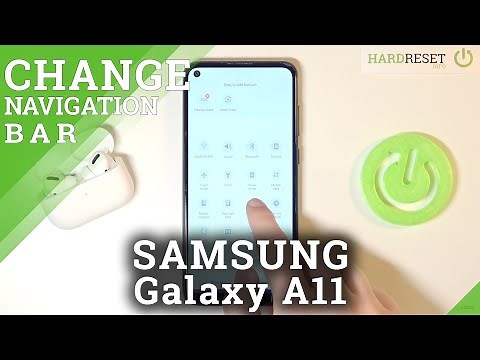 Samsung Galaxy A11 Customize Notification Bar Icons