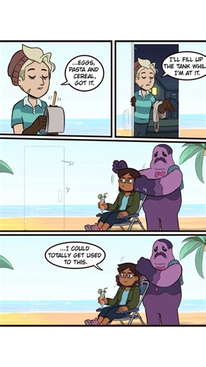 😂How to Relax a Human Mom (The Owl House Comic)