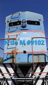 NdeM 9102 Locomotive #MexicanRailways #Train #HistoryOfMexico #Locomotive